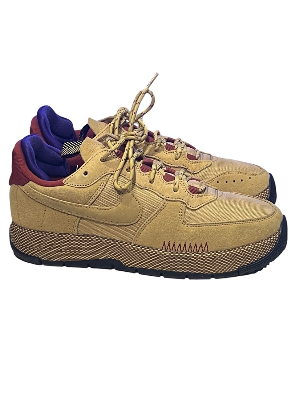 Nike Air Force 1 Wild Low Wheat Gold Size 9 Women’s New Without Box 🔥🔥🔥 - Picture 3 of 8